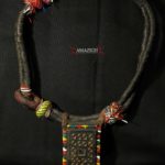 Large Sahrawi Talismanic Necklace – Kitab – Western Sahara – Rare Item