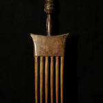 Old Baule Comb – Carved Wood – Cote d’Ivorie