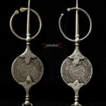 Silver Berber fibula earrings