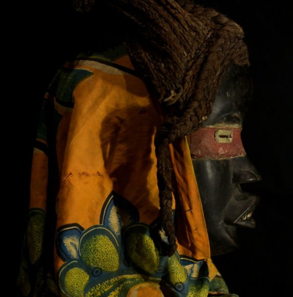 Authentic Tribal Used Dan Dean Gle Mask - Touba, Côte d’Ivoire / Ivory Coast