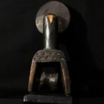 Old Baule Heddle Pulley – Carved Wood – Cote d’Ivoire