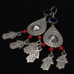 Old Berber Earrings – Hands of Fatima – Essaouira, Morocco
