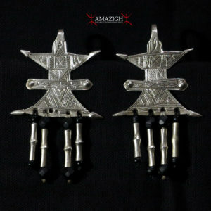 Old Fine Tuareg Earrings - Tanit - Niger