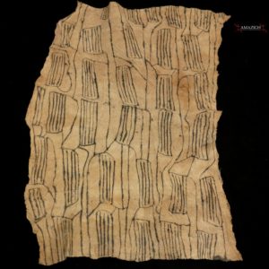 Mbuti-Pygmy BARKCLOTH - Ituri Rainforest, DR Congo