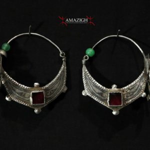 Old Berber Earrings – Ida Ou Nadif Tribe – Anti Atlas, Morocco