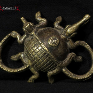 Fine Baule Bronze - Crocodile & Turtle - Ivory Coast