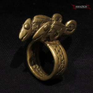 Old Fine Gurunsi Ring – Chameleons – Burkina Faso