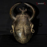 Old Senufo Bronze Mask – Ivory Coast