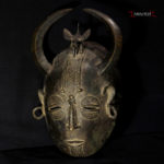 Old Senufo Bronze Mask – Ivory Coast