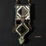 Old Tuareg Leather Bag – Mirrors – Niger