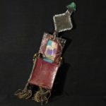 Old Tuareg Leather Bag – Mirrors – Niger