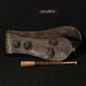 Authentic Tuareg Bag and Smoking Pipe – Mauritania