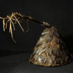 Authentic Tribally Used Lega Ceremonial Hat – Bwami Society – D.R.Congo