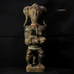 Old Fine Baule Maternity Figure - Côte d'Ivoire / Ivory Coast