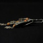 Old Berber Earrings – Hands of Fatima and Mediterranean Coral – Morocco
