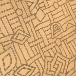 Old Kuba Raffia Cloth – BUSHOONG – DR Congo