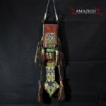 Outstanding Old Tuareg Leather Bag – Scroll – Niger