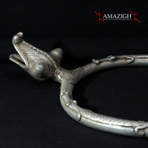 Outstanding Large Fine Gan Necklace - Snake and Crocodiles - Burkina Faso