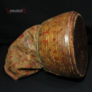 Old Fine Tuareg Leather Basket – Niger