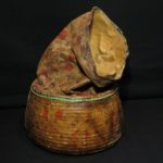 Old Fine Tuareg Leather Basket – Niger