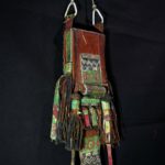 Outstanding Old Tuareg Leather Bag – Scroll – Niger