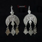 Old Berber Earrings – Hilal and Khamsas – Morocco