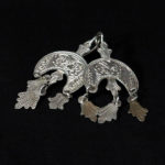 Old Berber Earrings – Hilal and Khamsas – Morocco