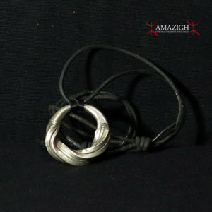 Fine Fulani Necklace - Old Solid Sterling Silver Ring - Mali