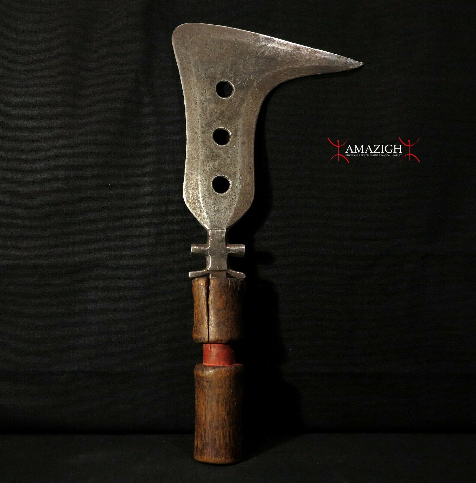 Old Mangbetu Currency Knife – Trombash – DR Congo - Amazigh Ethnic Jewelry