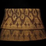 Old Large Woven Straw Leather Carpet – Tuareg – Mauritania