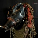 Outstanding Old Chokwe Mask – NGULU – Angola
