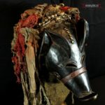 Outstanding Old Chokwe Mask – NGULU – Angola