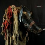 Outstanding Old Chokwe Mask – NGULU – Angola