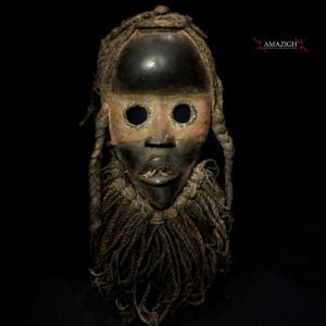 Authentic Tribal Used Dan Dean Gle Mask - Touba, Côte d’Ivoire / Ivory Coast