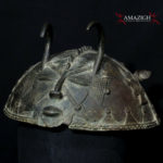 Old Senufo Bronze Helmet Mask – NOO – Cote d’Ivoire / Ivory Coast