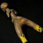 Old Fine Baule Slingshot Catapult – Carved Wood – Cote d’Ivoire