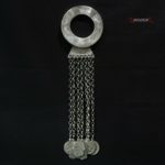 Old Huge Silver Belt Loop – Holga – 7 Amulets – Tunisia