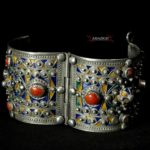 Old Berber Bracelet – Silver, Coral – Kabyle Tribe, Algeria – Outstanding Piece