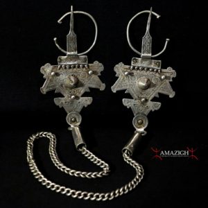 Old Pair Berber Fibulae – Ida Ou Semlal, Western Anti Atlas, South Morocco