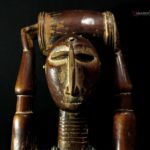 A Large Attie Female Figure – Cote d’Ivoire – Stunning And Rare Piece