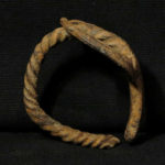 Old Small Senufo Bracelet – Horned Viper – Korhogo, Cote d’Ivore / Ivory Coast