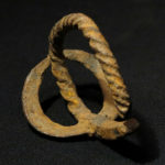 Old Small Senufo Bracelet – Horned Viper – Korhogo, Cote d’Ivore / Ivory Coast
