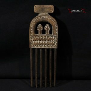 Old Baule Comb – Carved Wood – Cote d’Ivorie