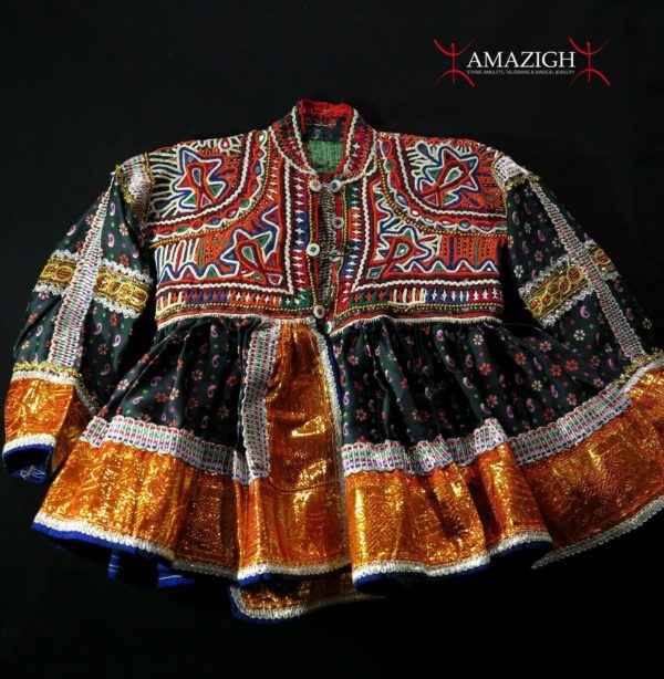 Outstanding Old Fine Little Girl Dress - Pushkar, Rajasthan India - Amazigh  Ethnic Jewelry
