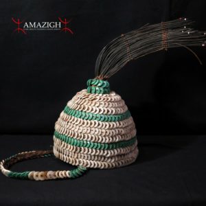 Authentic Tribally Used Lega Ceremonial Hat - Bwami Society - DR Congo
