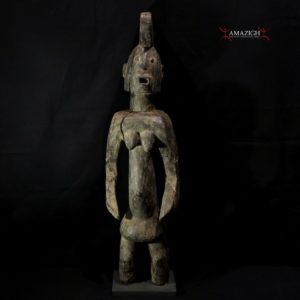 An Old Impressive Large Female Figure - Chamba Tribe – Northern Cameroon
