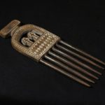 Old Baule Comb – Carved Wood – Cote d’Ivorie