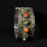 Old Berber Bracelet – Silver, Coral – Kabyle Tribe, Algeria