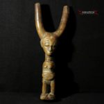 Old Fine Baule Slingshot Catapult – Carved Wood – Cote d’Ivoire