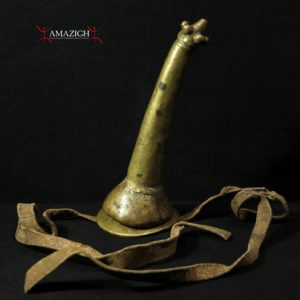 Old Large Phallic Forehead Ornament - Kalacha - Borana Tribe - Ethiopia